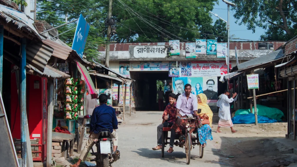 Main entrance of Raninagar Rail Station