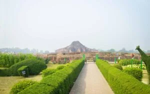 Central temple of Somapura Mahavihara, a UNESCO World Heritage site in Badalgachhi, Naogaon.