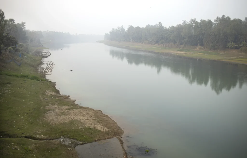 Atrai River near Prosadpur area in Naogaon district.