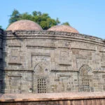 South-side view of the historical Kusumba Mosque, Naogaon - 2023.