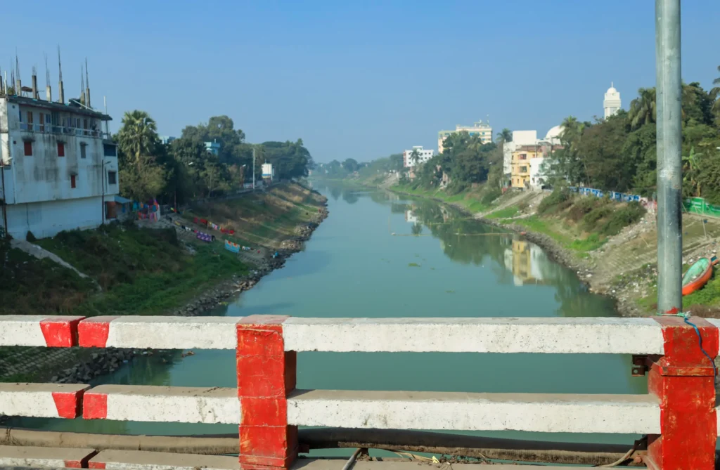 Little Jamuna River and Lord Liton Bridge, Naogaon District