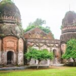 Mandir building inside Bolihar Rajbari in Naogaon Sadar - 2014.
