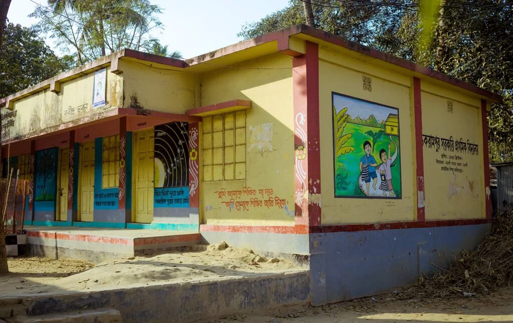 Chalkrampur Govt. Primary School in Naogaon Sadar, captured in 2023.
