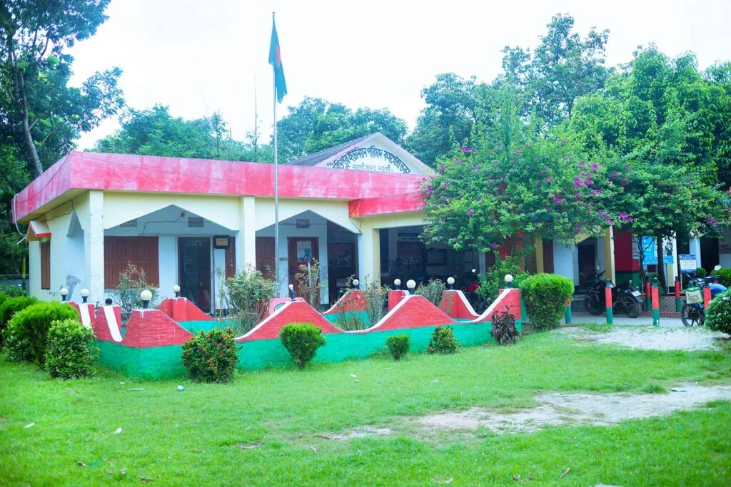 9 no. Chandipur Union Parishad Complex located in Naogaon Sadar Upazila.