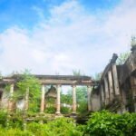 Interior view of the ruins of historical place, Dubolhati Rajbari in Naogaon, pic captured in 2014.
