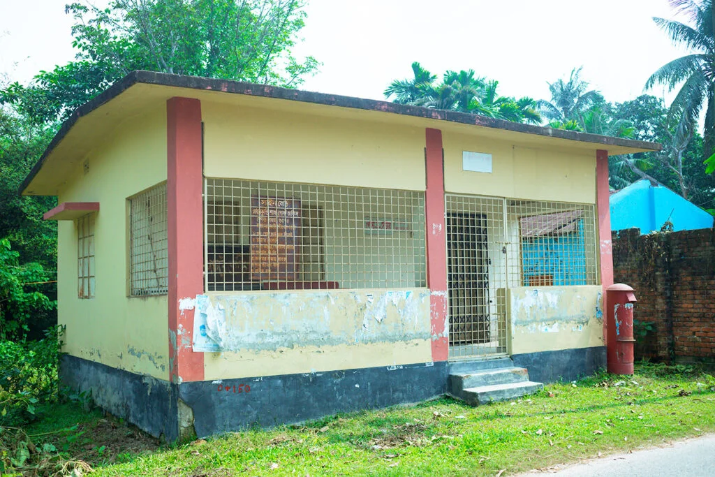 Prodhankundi Post Office in Badalgachhi Upazila, Naogaon district, Bangladesh, captured in 2023 AD.