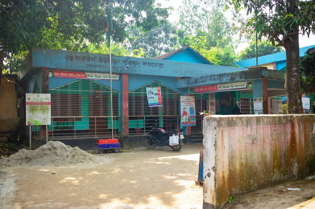 Raigaon Union Parishad Complex in Mataji, Mohadevpur.