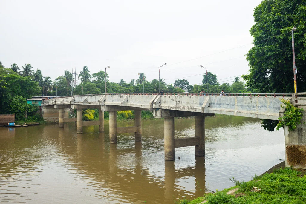 Palpara Bridge in Sultanpur, Naogaon.