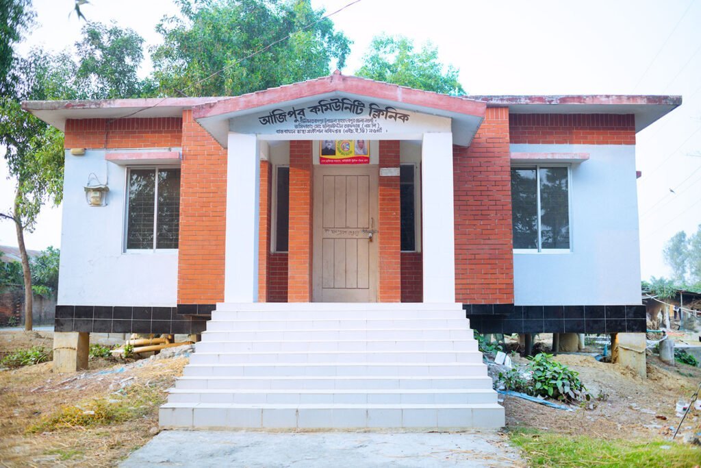 Ajipur Community Clinic which is listed under Cheragpur Union Parishad in Mohadevpur Upazila, Naogaon.