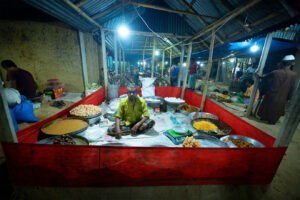 Evening at Chanda Haat, Mohadevpur.