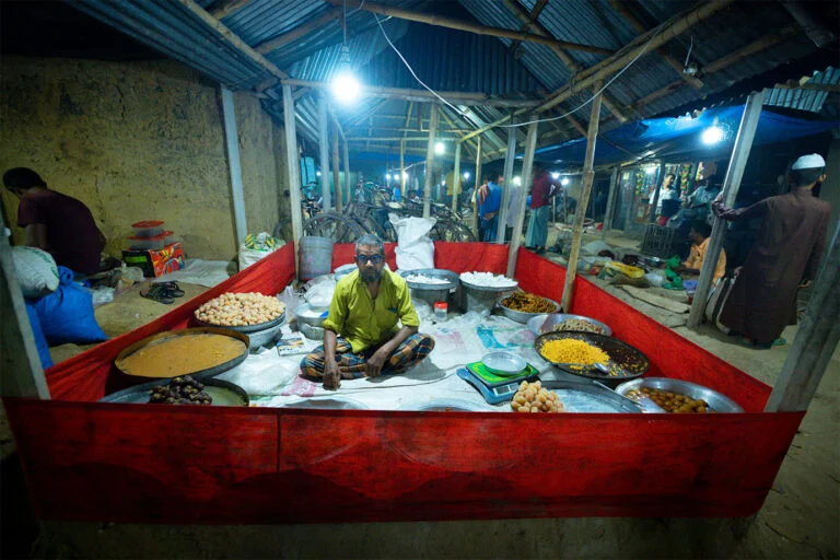 Evening at Chanda Haat, Mohadevpur.