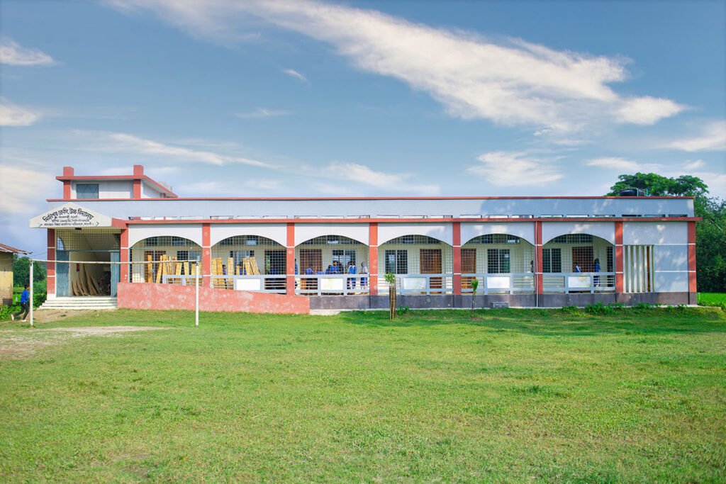 Mirzapur KC High School in Badalgachhi Upazila, Naogaon, 2023.