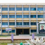 Newly built Niamatpur Upazila Parishad building inside the complex, Naogaon.