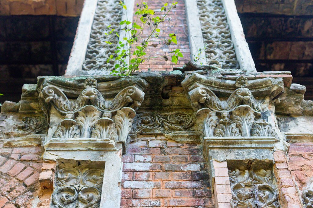 Ornate ruins of Dubolhati Royal Palace in Naogaon Sadar, Bangladesh 2026.